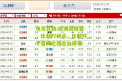 电竞竞猜:欧洲资格赛：比利时绝杀，压制对手晋级之路愈加清晰