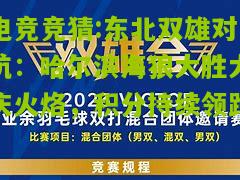 东北双雄对抗：哈尔滨海狼大胜大庆火烙，积分持续领跑